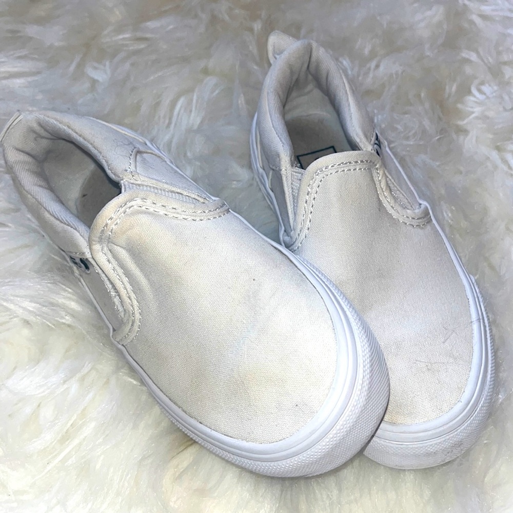 GIRLS' VANS LITTLE KID & BIG KID ASHER SLIP-ON SKATE SHOES 11C